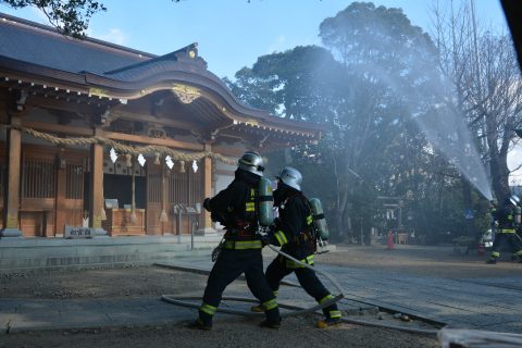 消火訓練がありました