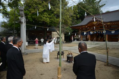 宵宮・湯立神事