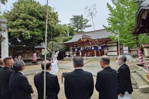 宵宮　湯立神事